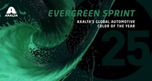 EVERGREEN SPRINT GLOBALNYM KOLOREM SAMOCHODOWYM ROKU 2025 WEDŁUG AXALTY