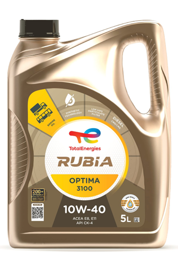 oleje silnikowe do samochodów ciężarowych Rubia Optima 3100  10W-40